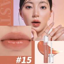 Rom&Nd Glasting Water Tint 15# Nudy Sundown 4g 1入，持久玻璃光澤不黏膩保濕唇釉，適合日常氛圍感妝容 - 15 赤橘日落 - 查看 6