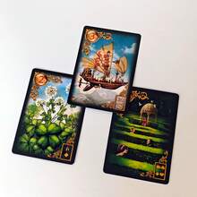 Lenormand Oracle Cards, 47 English Cards, Beautiful Vibrant Color Artistic Design, Fortune Telling Divination Card Game, Unique Divination Tool For Beginners, Meditation And Spiritual Journey Oracle Cards, Card Game, Suitable For Party Games, Suitable For Ages 14 And Up, Travel Outdoor Camping Games - Multicolor - View 4