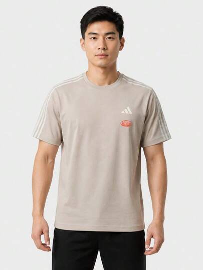 Adidas Men's M VERB TEE1 Short Sleeve Knit Collarless T-Shirt TLE1234