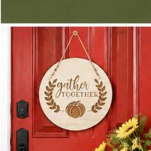 10Pcs Farmhouse Fall Thanksgiving Harvest Pumpkin Blessed Rustic Pattern Painting Stencils Reusable PET Plastic Templates For Wood Signs Wall Fabric Canvas DIY Crafts - Sets - View 5