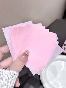 100pcs Leopard Print Oil Blotting Sheets, With Matching Leopard Pattern Square Powder Puff And Mirror, Designed For Oily Skin, Controls Oil And Absorbs Excess Facial Sebum, Suitable For Men And Women - Multicolor - View 11