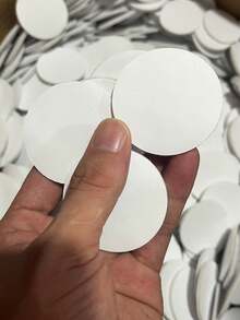 10/15/20/25/50pcs Round Floor Mat Stickers, Random Assortment - Apricot - View 3