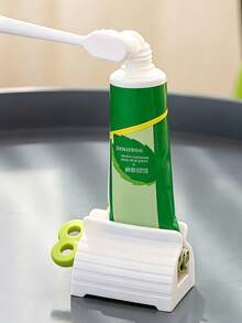 Minimalist Toothpaste Dispenser Squeezer, Bathroom Makeup Remover Moisturizer Wall Mount Holder, Home Bathroom Decor, Autumn Back To School Decoration, Suitable For Squeezing Fluid Paint And Toothpaste, This Time-Saving Paint/Toothpaste Squeezer Prevents Waste And Saves Costs, Toothpaste Squeezer - Simple, Convenient And Practical Home And Travel Toothpaste Dispenser - Bathroom Accessory, Home Bathroom Decor, Autumn Back To School Decor, Reusable Dispenser - Multiple Styles - View 4