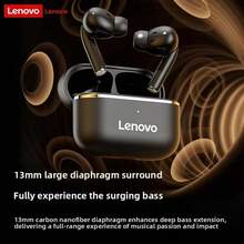 Lenovo EA230 Wireless Earbuds, Clear Sound Quality Calls, Sports Earbuds, Compatible With Phones, Laptops, Tablets, Low Latency, Original Bluetooth Earphones - Moon Rock White - View 4