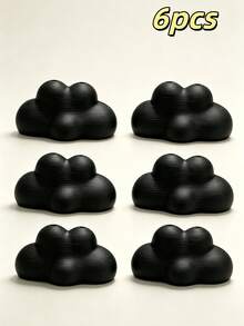 1/3/6pcs Black & Red 3D Cloud Photo Base, Desktop Instant Photo Holder, Desk Decor Card Display Stand - Clouds - View 14