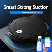 Smart Vacuum & Mop Dual-Function Cleaner, Supports Mobile App Remote Operation, 2000mAh Battery For Long-Lasting Performance, Accompanied By Physical Remote Control, Low Noise Operation, White Minimalist Design, Automatic Floor Recognition - RS900 Robot Vacuum Cleaner - View 7