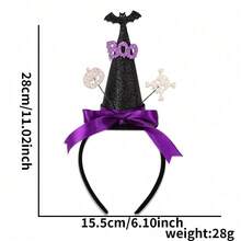 1pc Halloween Decoration 3D Witch Hat Headband Costume Party Accessory Funny Headband Party Supplies - Multiple Styles - View 18