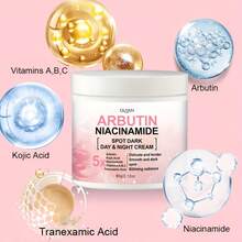 60g 7% Arbutin Brightening Face Cream, Contains Arbutin, Kojic Acid, Niacinamide, Vitamin A, B, C, Tranexamic Acid, Whitening And Firming Cream With Moisturizing Effect, Able To Even Out Light Beige Skin Tone, Enhance Skin Radiance, Suitable For Skin Care, Beauty And Personal Care...Face Cream - Pcs - View 3