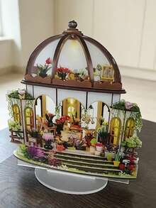 Acrylic House Kit, Home Decor And Creative Gift - Perfect For Birthday, Easter, Mother's Day, Valentine's Day And Other Holidays, Spring Decoration - B - View 6
