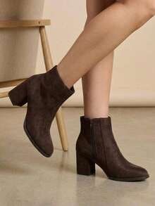 Women Ankle Boots & Booties - Brown - View 3