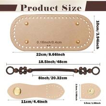 5pcs Set = 2pcs Wooden Beads Hand Straps And 1pc Bag Bottom And 1pc Gourd Buckle And 1pc Snap Button, New Style High Quality Handmade Hemp Rope Wooden Bead Hand Strap - Retro Hong Kong Style Weaving Bag, Handmade Bead Stringing Bag Kit - New Model - View 11