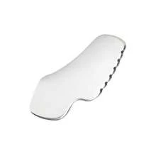 LUSLUKING Stainless Steel Gua Sha Tool, Skin-Tightening Massage And Beauty Scraper For Body, Eye, And Neck Massage,. Skincare Gift (Silver) - Multicolor - View 5