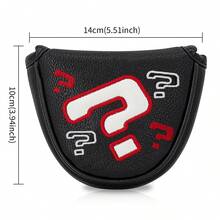1PC Exquisite Embroidery Mallet Golf Putter Headcover With Magnetic Closure Golf Club Protector - Multicolor - View 10
