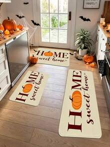 1 buah Keset Kamar Mandi Motif Halloween, Keset Pintu Persegi Panjang Modern untuk Rumah, Dapat Dicuci dengan Mesin, Keset Dapur Lembut dan Nyaman dengan Alas Anti Selip, Keset Masuk Selamat Datang yang Dapat Dicuci, Karpet Ruang Tamu, Karpet Kecil Dekoratif Kamar Tidur, Cocok untuk Rumah, Ruang Tamu, Kamar Tidur, Dapur, Ruang Cuci, Taman, Lorong dan Keset Dekorasi Luar Ruangan, Tersedia Berbagai Ukuran, Cocok untuk Musim Semi, Musim Panas, Musim Gugur dan Musim Dingin, Karpet Liburan - MultiWarna - View 8