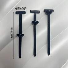 20/50/100pcs Heavy Duty Self-Locking Nylon Cable Ties With Black Plastic Zipper Head, Cable Tie Buckle With Center Pin, High Strength Wire Fasteners For Car Repair, Home, Office And Outdoor Use, Multi-Purpose Organization Tool - Multicolor - View 9