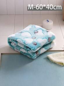Soft And Cute Pet Blanket, Cute Heart Printed Plush Mattress, Reusable Dog And Cat Warm Sleeping Pad That Can Be Washed And Reused - M[60*40cm] - View 18