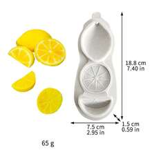 2/1 buah Cetakan Silikon, Bentuk Lemon, Cetakan Silikon Lembut, Cocok untuk Pembuatan Sabun, Tanah Liat, dan Lilin DIY - jeruk nipis - View 3