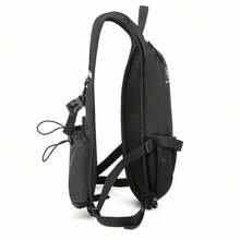 Ransel Lari Camel dengan Kantung Air, Rompi Hidrasi Lari Ringan, Rompi Lari Fungsional Unisex, Rompi Lari Luar Ruangan, Mendaki, Trekking, Bersepeda - Hitam - View 5