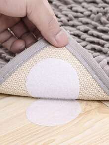 10/15/20/25/50pcs Round Floor Mat Stickers, Random Assortment - Apricot - View 8