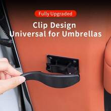 2PCS No-Drill Umbrella Storage Clips, Adhesive Backing Easy Installation, Durable And Sturdy, Practical Car Interior Storage Accessory - Car Umbrella Holder Hook - View 8