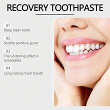 Pastilla dental blanqueadora con hidroxiapatita al 7,5%, protección del esmalte, fórmula suave de menta para dientes sensibles, aliento fresco duradero, reparación de manchas en la cavidad bucal, limpieza de placa dental, aclarado y cuidado bucal - Menta - Ver 7