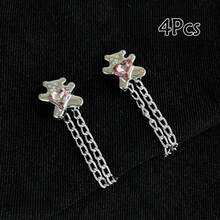 1/2/4pcs Multi-Functional Adjustable Pants Hem Clips, Suitable For Wide Leg Pants, Can Shorten Hem Length, No-Drill Decorative Buckle - Multicolor - View 14