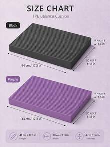Foam Yoga Mat Balance Pad - Non-Slip Dumbbell Training Mat, Yoga, Pilates, Fitness Workout Elbow Support - Joint Cushioning & Stability - Multicolor - View 10