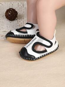 0-1 Year Old Summer New Mesh Soft Infant Shoes Closed Toe Sandals Walking Shoes - White - View 3
