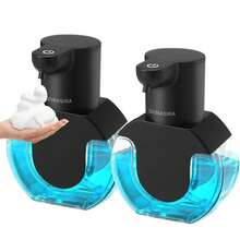DONASIRA Dispenser Sabun Otomatis Inframerah Cerdas Tanpa Sentuh Kapasitas Besar 420ml, Pompa Dispenser Cepat Busa Cair Tanpa Sentuh, Mesin Cuci Tangan Elektrik, Perangkat Cuci Tangan Sensor, Tangki Air Transparan, Bahan Plastik ABS, Tahan Air IPX5, 4 Tingkat Pencahayaan yang Dapat Diatur untuk Volume Busa/Cairan, Cocok untuk Dapur dan Kamar Mandi, Produk Baru untuk Musim Semi - Berbagai warna - View 21