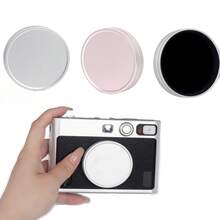 Aluminum Alloy Camera Lens Cap InstaMini Camera Accessory Camera Lens Cover Protective Cap Dust-Proof Protection Against Lens Scratches Easy To Install Portable Single Lens Protective Cover Photography Accessory - View 1