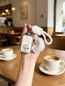1PC Fashion PU Heart Pendant Lanyard Suitable For Imported Jimny Suzuki SX4 Key Cover Swift, Yueli Auto Car Shell Buckle - Soft Durable TPU, Ideal Gift - Multicolor - View 9
