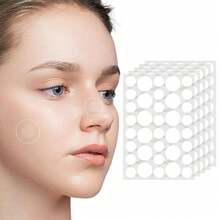 720pcs/432pcs/36pcs Invisible Transparent Round Stickers, Removable No-Trace Round Stickers, Waterproof Sweat-Proof Mini Stickers, Easy To Use, Portable, High Adhesion Round Transparent Stickers, Suitable For Party, Office - White - View 4