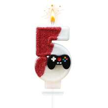 1pc 0-9 Customizable Number Candle, Dual-Color Game Controller Design, Birthday Candle Perfect For Birthday Party, Anniversary, Wedding Anniversary, Celebration, High-End Baking Cake Decoration - View 17