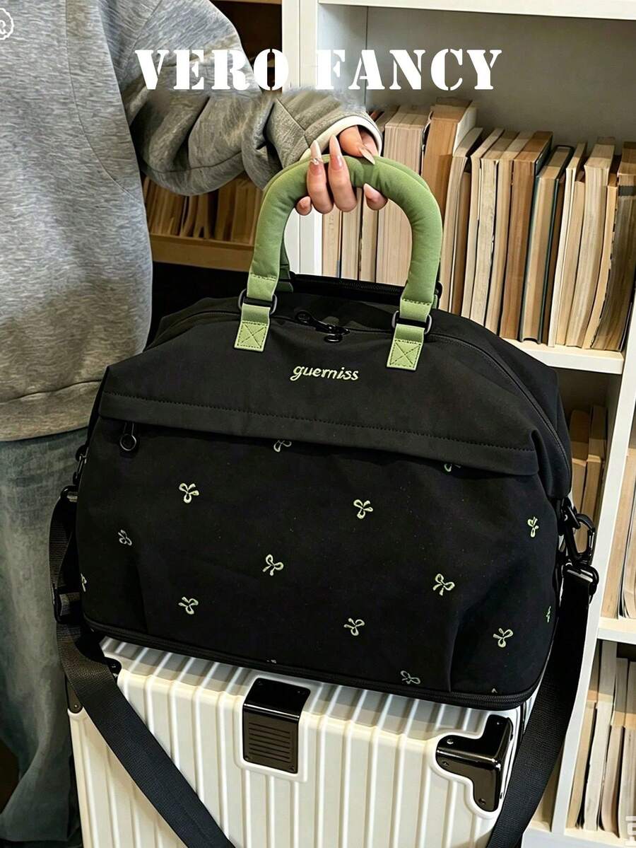 時尚多功能行李袋，極簡休閒多口袋收納袋，乾濕分離袋，可折疊可擴展旅行袋