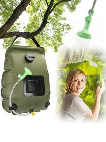 1 buah Tas Mandi Portabel 20L untuk Berkemah/Selang yang Dapat Dilepas dan Kepala Pancuran yang Dapat Diganti - Cocok untuk RV, Pantai, Mendaki, dan Perlengkapan Perjalanan Luar Ruangan - MultiWarna - View 3