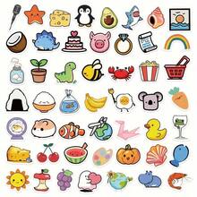 100pcs Stiker Kartun Hewan Lucu Mini Versi Q untuk Perencana, Casing Ponsel, Buku Catatan, Tablet, Skateboard, Gitar, Kotak Kemasan Pesta, Gelas Air, Dekorasi Koper - MultiWarna - View 8