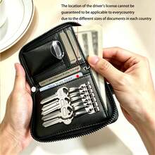 Genuine KeyChain Car Key Unisex Key Bag Multifunction Organizer Wallet Holder Smart Housekeeper Car Small Key Case Keys Pouch Dad's Gift Mother's Gift - Multicolor - View 5
