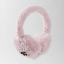 1pc Girls Star & Fruit Plush Warm Earmuffs - Multicolor - View 7