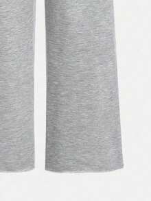 Tween Girl Loose Casual Sports Sweatpants, Solid Color - Multicolor - View 6