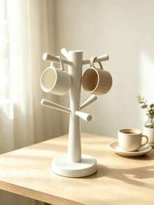 1pc Multi-Branch Mug Holder, Detachable Waterproof Desktop Cup Rack, Home Coffee Utensil Storage Display - View 6
