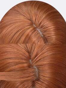 alicegarden Wig Bergelombang dengan Renda Depan 30 Inci, Warna Oranye Terbakar yang Memukau, Desain Belahan Tengah, Cocok untuk Penggunaan Sehari-hari, Pesta, dan Cosplay Wanita, Tampak Alami dan Tahan Lama, Sempurna Sebagai Hadiah untuk Wanita - Burnt Orange - View 5
