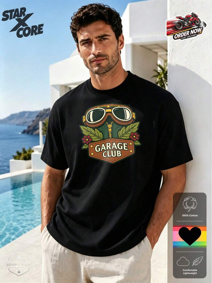 Camisetas de hombre - Negro - Ver 1