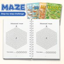 Scenic Maze Activity Notebooks Garden, Town, Harbor And Snow Village Pathfinding Puzzles, Progressive Brain Games To Build Focus, Logic, Observation And Problem-Solving Skills - Style - View 5