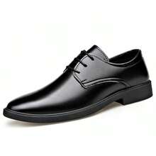 Men's Loafers Versatile Business Casual Shoes Thick Sole Height-Increasing Slip-On Loafers For Travel Party Banquet Street Wear (Insole Random Not Fixed) - M-369 Black - View 7