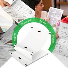 100PCS A4 Folding Thermal Printing Paper, Portable Large Capacity Highly Attractive Stationery, School Supplies, Back To School, Christmas, Halloween, College Essentials, Used For Document And Material Output - White - View 7
