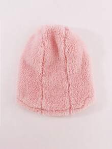 New Autumn And Winter Children's Pullover Hat, Versatile, Solid Color With Fleece Insulation, Cold Proof Hat, Scarf One-Piece Hat - Multicolor - View 8