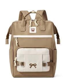 Myco Women's Fashion Solid Color Backpack, Lightweight And Durable, Suitable For Sports, Travel And Commuting, With Laptop Compartment - Multicolor - View 10