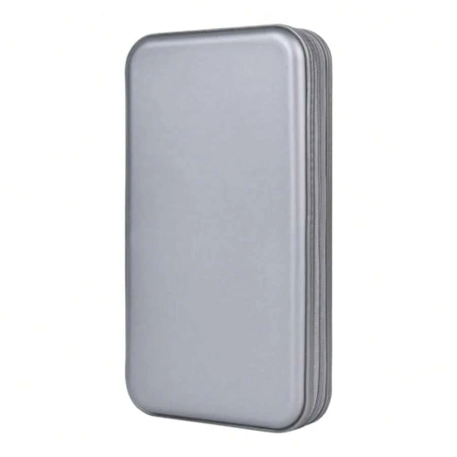 alavisxf xx Estuche CD, CD/DVD Estuche Portátil Cartera Organizador Protector de Plástico Duro para Viajes en Coche - Multicolor - Ver 1