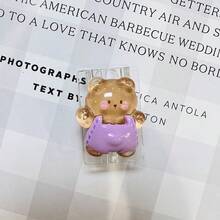 2pcs/4pcs/8pcs Random Style Cartoon 3D Figure Data Cable Protector, Compatible With Apple 18W-20W PD Fast Charging, Anti-Breakage Anti-Wear Highly Attractive, Suitable For Daily Home And Outdoor Charging Use, Colorful 3D Cartoon Data Cable Connector Protector, Cute Small Gift - Multicolor - View 7