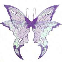 Adult Fairy Tale Costume, With Colorful Butterfly Wings, Is Perfect For Halloween Costume Changes, Themed Parties And Stage Performances. - Multicolor - View 10